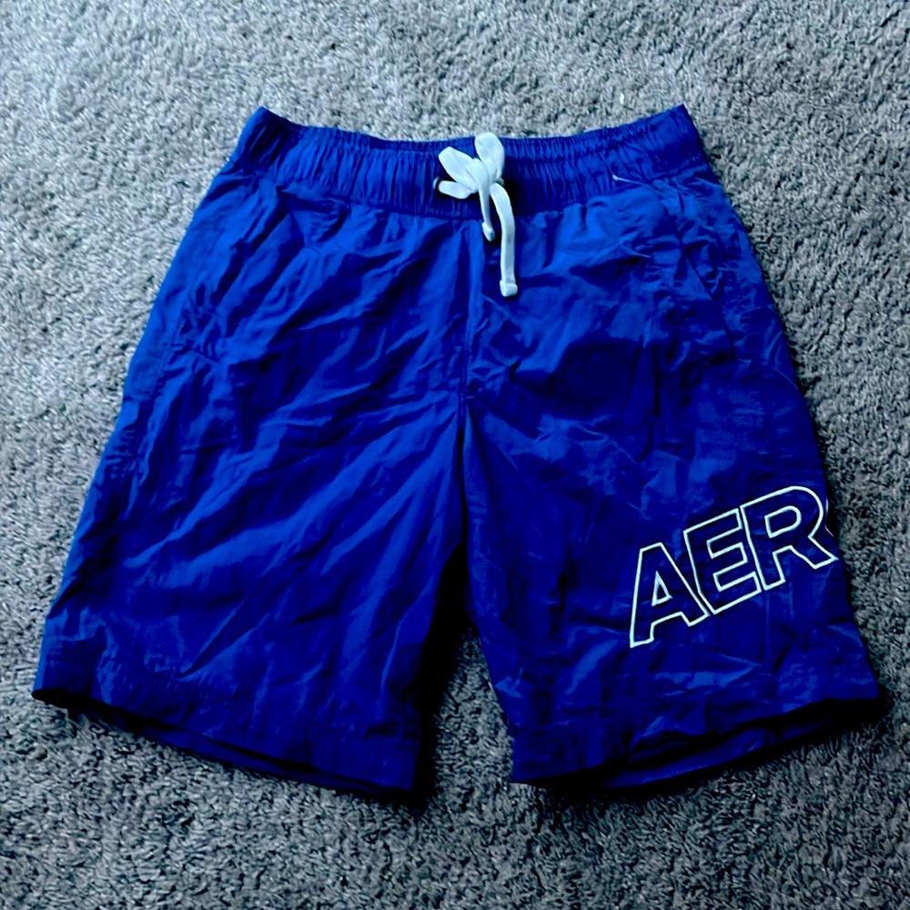 blue aeropostale swim trunks